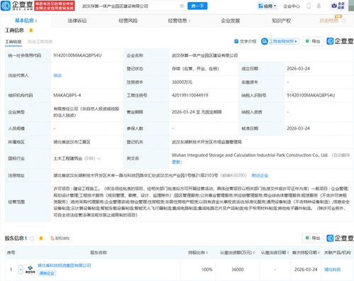 武漢存算一體產(chǎn)業(yè)園區(qū)建設(shè)公司成立，加速區(qū)域數(shù)字經(jīng)濟(jì)發(fā)展